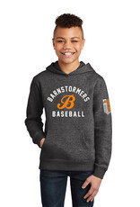 Barnstormers BB Youth Premium Hooded Sweatshirt-Heathered Charcoal