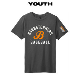 Barnstormers BB Youth Short Sleeve Tee-Charcoal