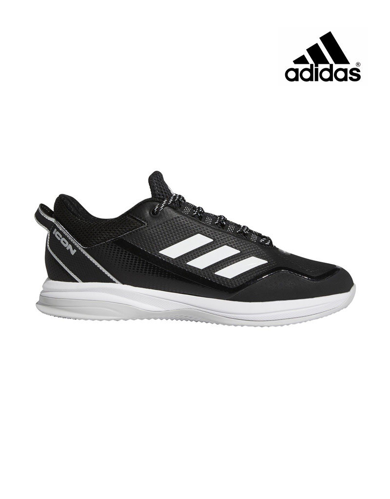 Adidas Adidas ICON 7 Turf Shoes - Black/Silver