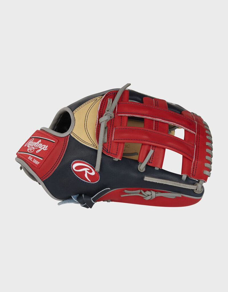 Rawlings RAWLINGS PRO PREFERRED SERIES R. ACUNA GAMEDAY PATTERN 12.75-INCH BASEBALL GLOVE LHT - CAMEL/NAVY