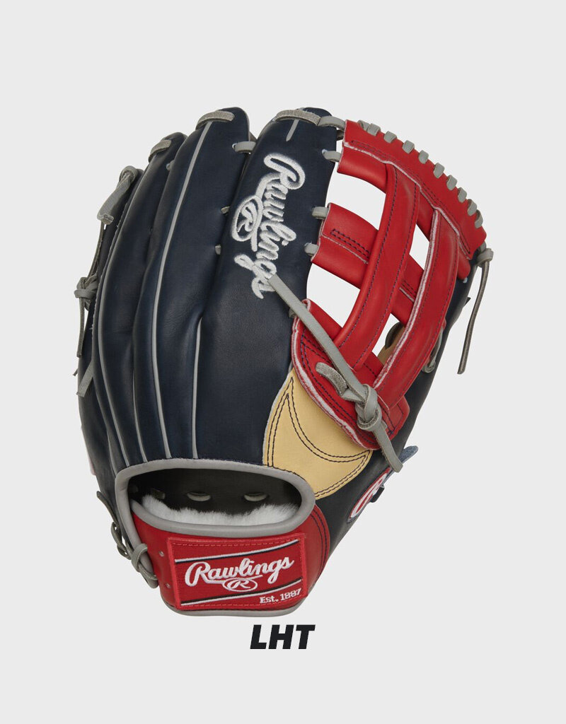 Rawlings RAWLINGS PRO PREFERRED SERIES R. ACUNA GAMEDAY PATTERN 12.75-INCH BASEBALL GLOVE LHT - CAMEL/NAVY