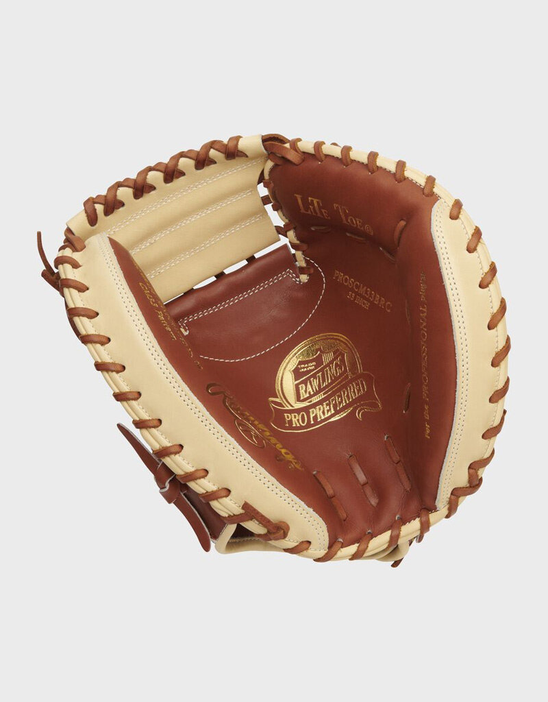 Rawlings RAWLINGS PRO PREFERRED SERIES CATCHERS MITT 33-INCH BASEBALL GLOVE RHT - BRUCIATO