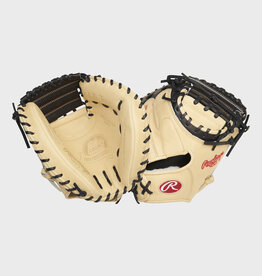 Rawlings RAWLINGS PRO PREFERRED SERIES CATCHERS MITT 34-INCH BASEBALL GLOVE RHT - CAMEL/BLACK