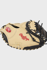 Rawlings RAWLINGS PRO PREFERRED SERIES CATCHERS MITT 34-INCH BASEBALL GLOVE RHT - CAMEL/BLACK