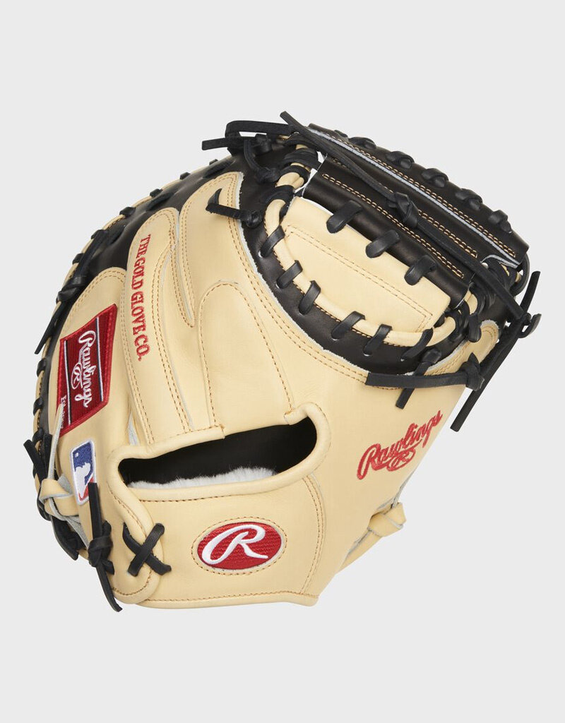 Rawlings RAWLINGS PRO PREFERRED SERIES CATCHERS MITT 34-INCH BASEBALL GLOVE RHT - CAMEL/BLACK