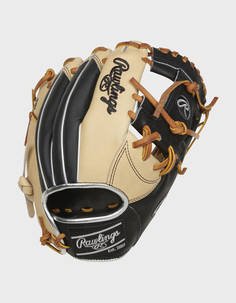Rawlings RAWLINGS HEART OF THE HIDE SERIES 11.5-INCH BASEBALL GLOVE RHT - CAMEL/BLACK SPEEDSHELL