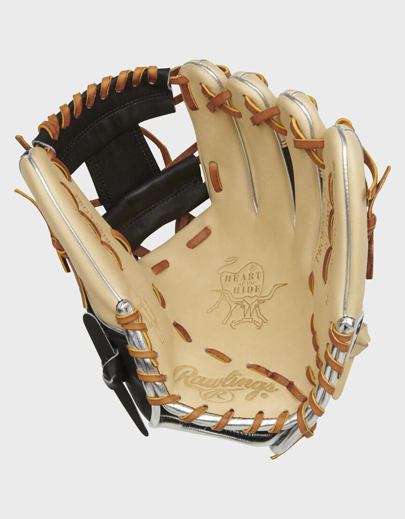 Rawlings RAWLINGS HEART OF THE HIDE SERIES 11.5-INCH BASEBALL GLOVE RHT - CAMEL/BLACK SPEEDSHELL