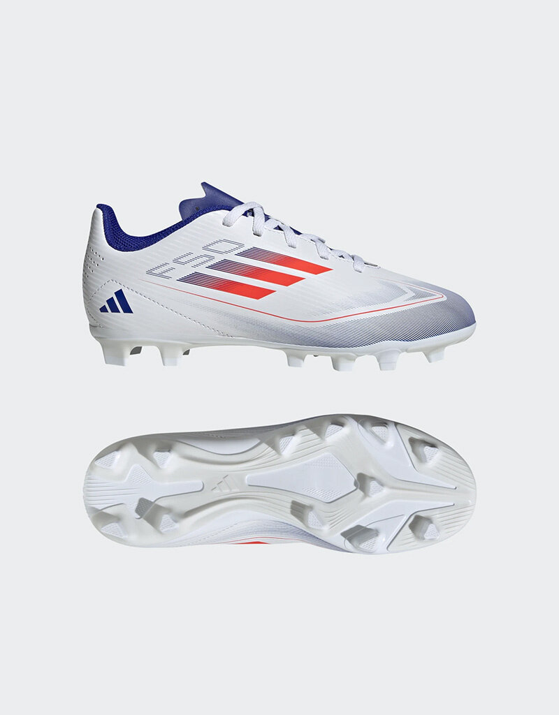 Adidas adidas Kids F50 Club FxG Soccer Cleats 2 - White/SolRed