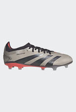 Adidas adidas Predator Pro Firm Ground Cleats  - Platinum Metallic/AuroraBlack/Turbo