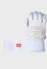 Rawlings RAWLINGS ADULT WORKHORSE COMPRESSION STRAP BASEBALL BATTING GLOVES - WHITE