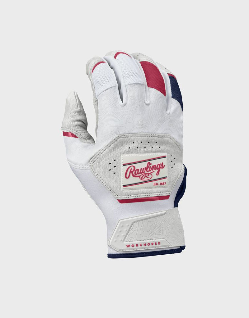 Rawlings RAWLINGS ADULT WORKHORSE BASEBALL BATTING GLOVES - USA
