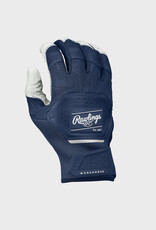 Rawlings RAWLINGS YOUTH WORKHORSE BASEBALL BATTING GLOVES - WHITE/NAVY
