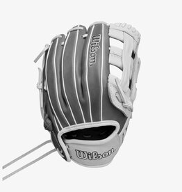 Wilson 2024-2025 A1000® IF12 12” Infield Fastpitch Softball Glove RHT - White/Grey