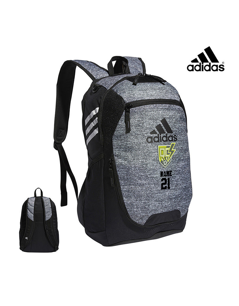 Adidas QC Strikers Adidas Stadium 3 Backpack - Jersey Onix Grey