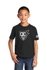 QC Strikers YOUTH Short Sleeve Tee-Black YOUTH