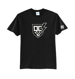 QC Strikers Unisex Short Sleeve Tee-Black