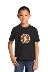 QC Shockers BB YOUTH Short Sleeve Tee-Black YOUTH