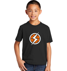 QC Shockers BB YOUTH Short Sleeve Tee-Black YOUTH