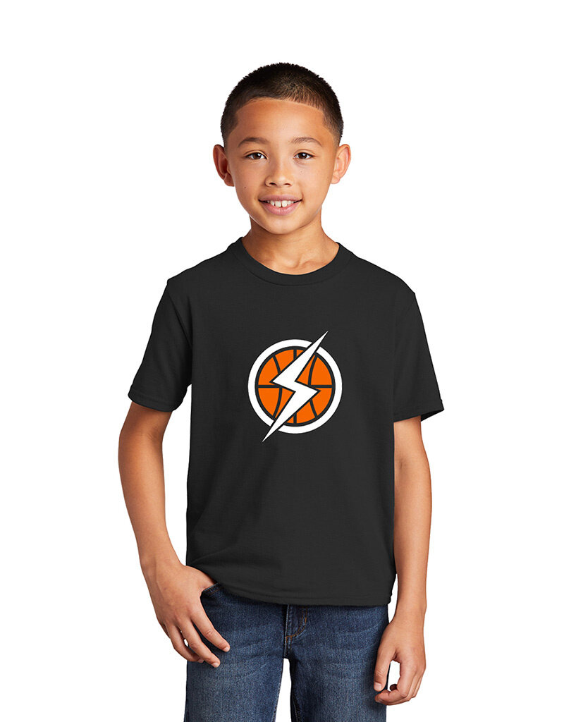 QC Shockers BB YOUTH Short Sleeve Tee-Black YOUTH