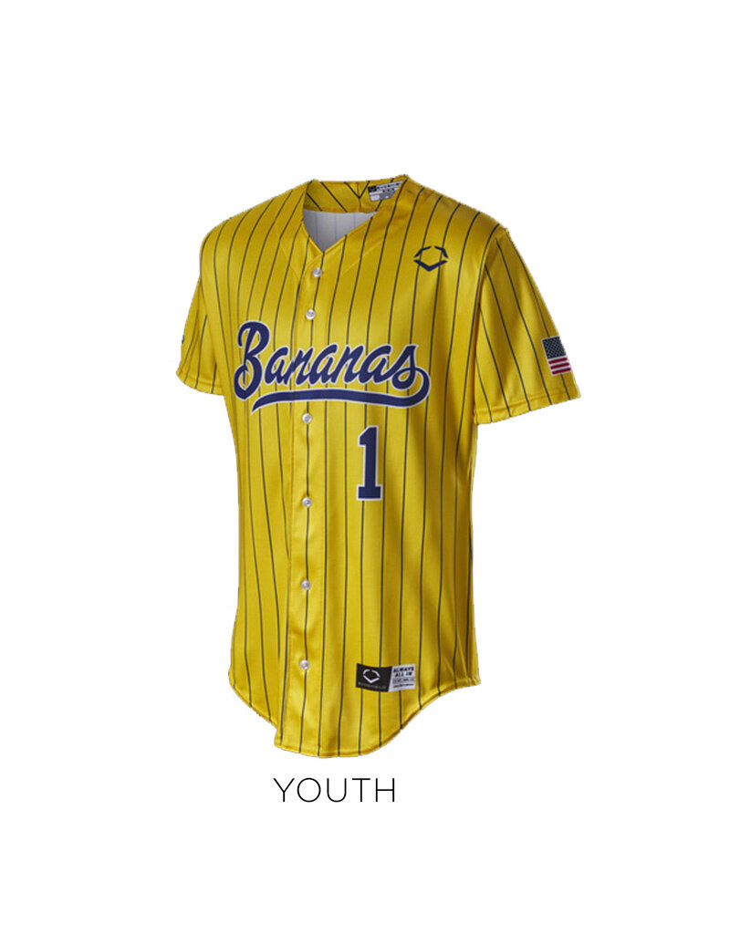 EvoShield Youth EvoShield Bananas Replica Pinstripe Jersey