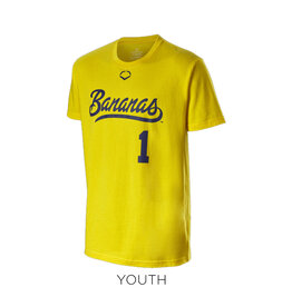 EvoShield Youth Evo Bananas Cotton Tee - Yellow