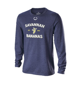 EvoShield Bananas EvoShield Long Sleeve Tee - Heathered Navy