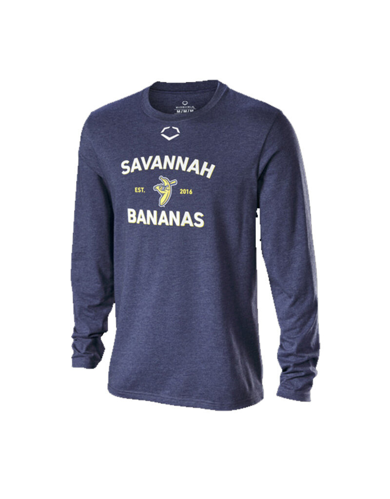 EvoShield Bananas EvoShield Long Sleeve Tee - Heathered Navy