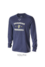 EvoShield Youth Bananas EvoShield Long Sleeve Tee - Navy
