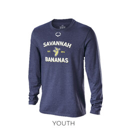 EvoShield Youth Bananas EvoShield Long Sleeve Tee - Navy