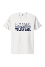 Platform Elite VB Next Level Unisex Cotton Short Sleeve Tee-White
