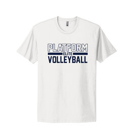 Platform Elite VB Next Level Unisex Cotton Short Sleeve Tee-White