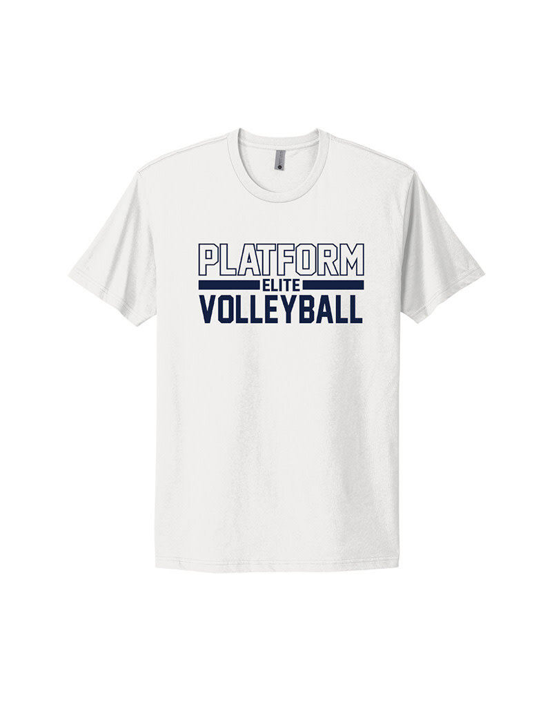 Platform Elite VB Next Level Unisex Cotton Short Sleeve Tee-White