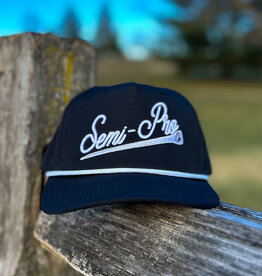 Semi-Pro Co. Semi-Pro Co. 5 Panel Rope Cap - Black