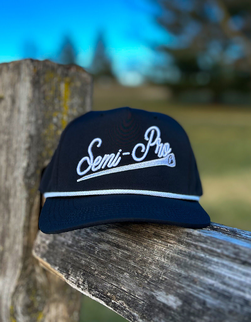 Semi-Pro Co. Semi-Pro Co. 5 Panel Rope Cap - Black