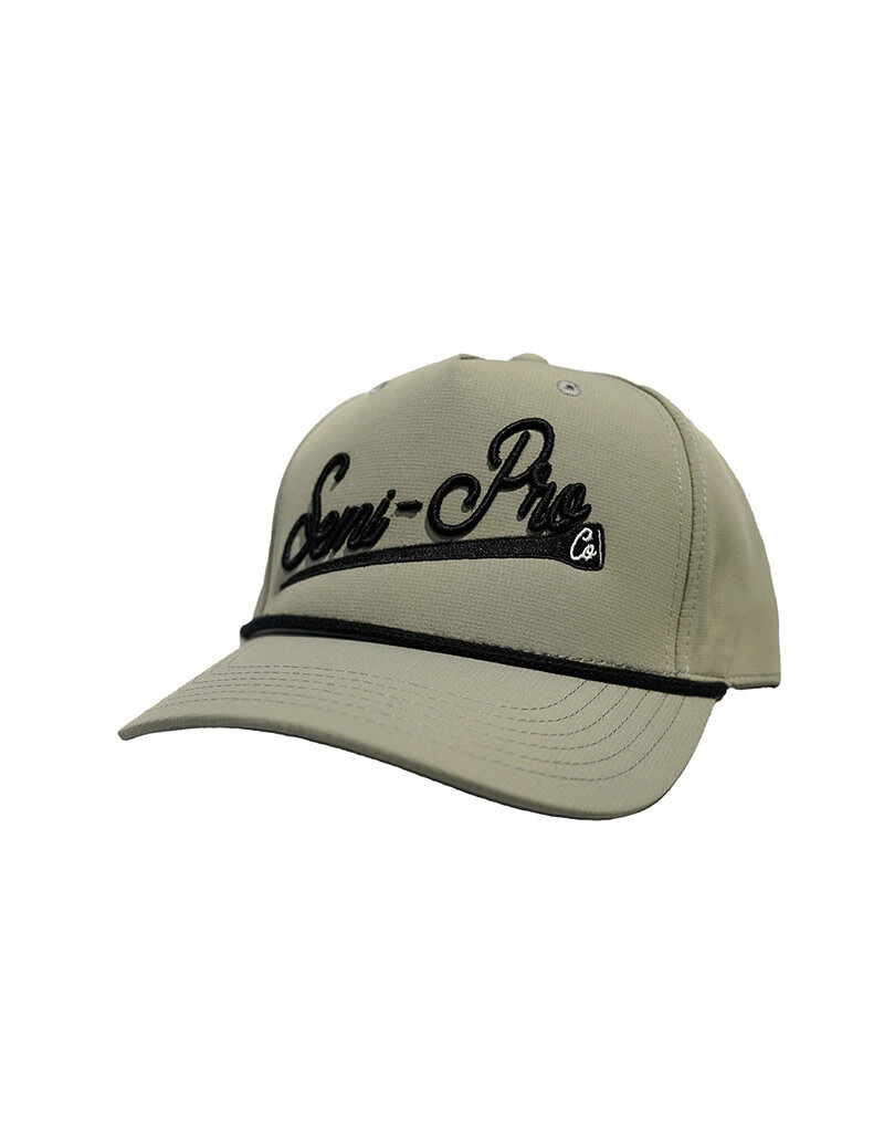 Semi-Pro Co. Semi-Pro Co. 5 Panel Rope Cap - Gray