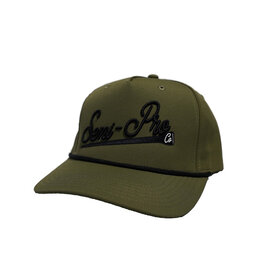 Semi-Pro Co. Semi-Pro Co. 5 Panel Rope Cap - Olive