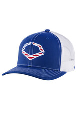 EvoShield Evoshield USA Flag/Evo Logo Snapback Cap - Royal