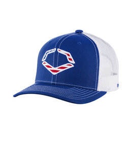 EvoShield Evoshield USA Flag/Evo Logo Snapback Cap - Royal