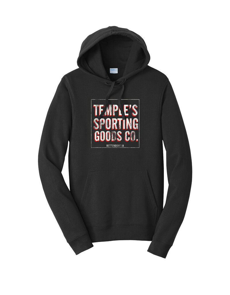 Adcraft Temple's Sporting Goods Hoodie Square - Black