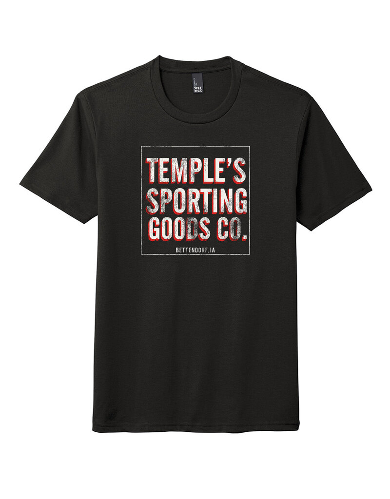 Adcraft Temple's Sporting Goods T-Shirt Square - Black