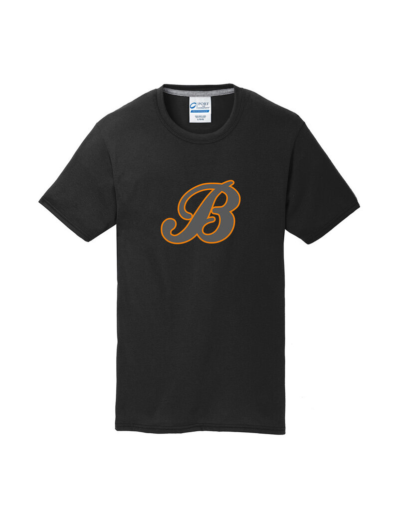 Barnstormers Baseball Men Performance Blend Tee-Black