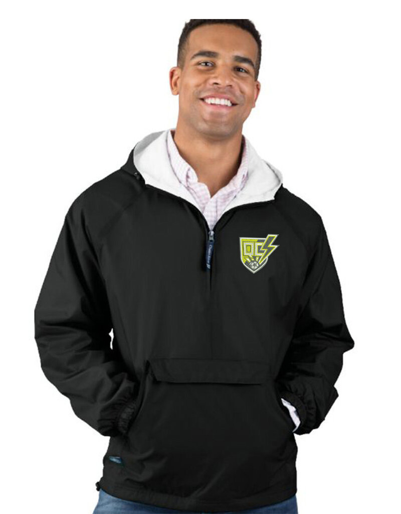 QC Strikers Charles River Men Classic Solid Pullover-Black
