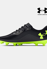 Under Armour UA Shadow Select 2 FG Jr. Kids' Soccer Cleats - Black/CASTLEROCK/High Vis Yellow