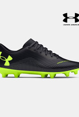 Under Armour UA Shadow Select 2 FG Jr. Kids' Soccer Cleats - Black/CASTLEROCK/High Vis Yellow