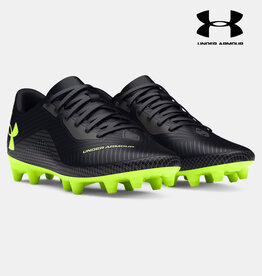 Under Armour UA Shadow Select 2 FG Jr. Kids' Soccer Cleats - Black/CASTLEROCK/High Vis Yellow