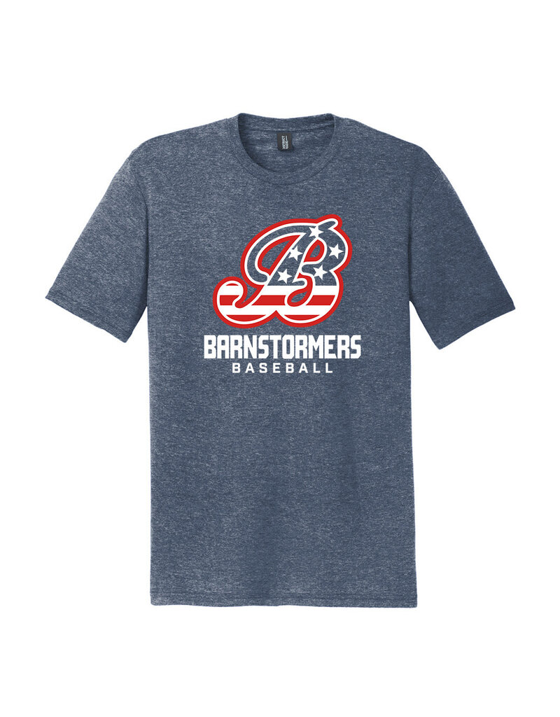 Barnstormer BB Unisex Premium Short Sleeve Tee-Navy Frost