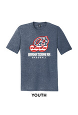 Barnstormer BB Youth Premium Short Sleeve Tee-Navy Frost