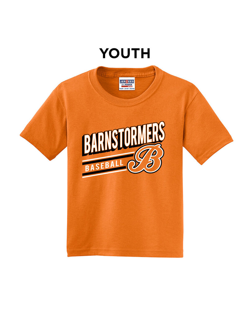 Barnstormer BB Youth Short Sleeve Tee-Tennessee Orange