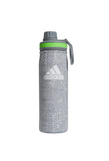Adidas Adidas Steel 600 Metal Bottle - Adi Font Madness Stone Grey/Grey/Lucid Lime Green