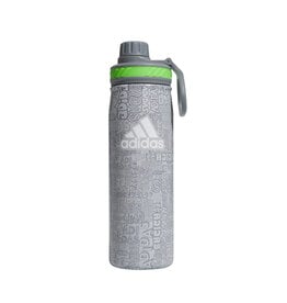 Adidas Adidas Steel 600 Metal Bottle - Adi Font Madness Stone Grey/Grey/Lucid Lime Green